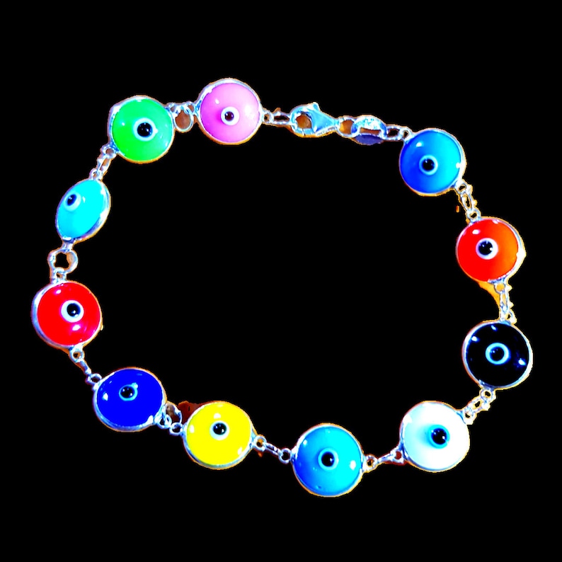 eye beads bracelet