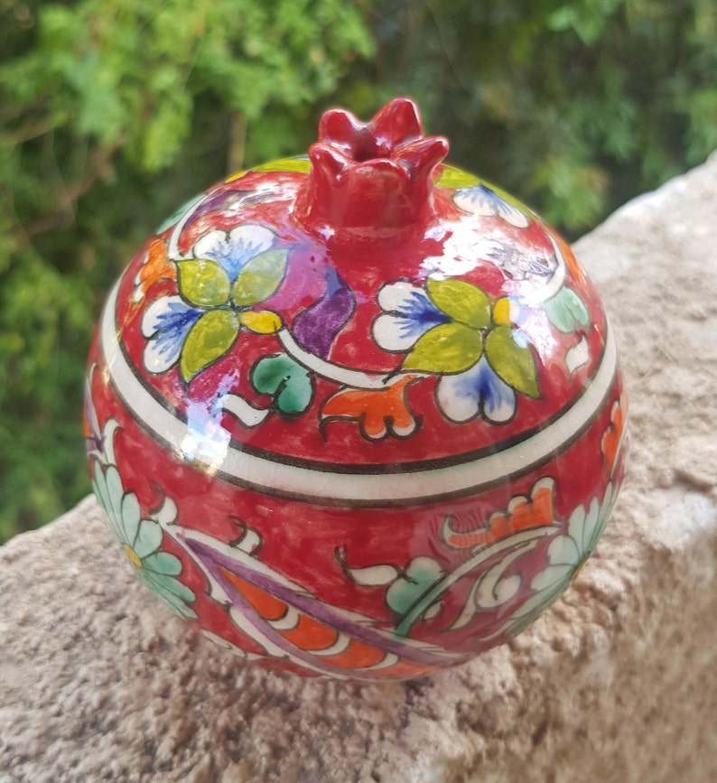 Pomegranate Flowers Vase