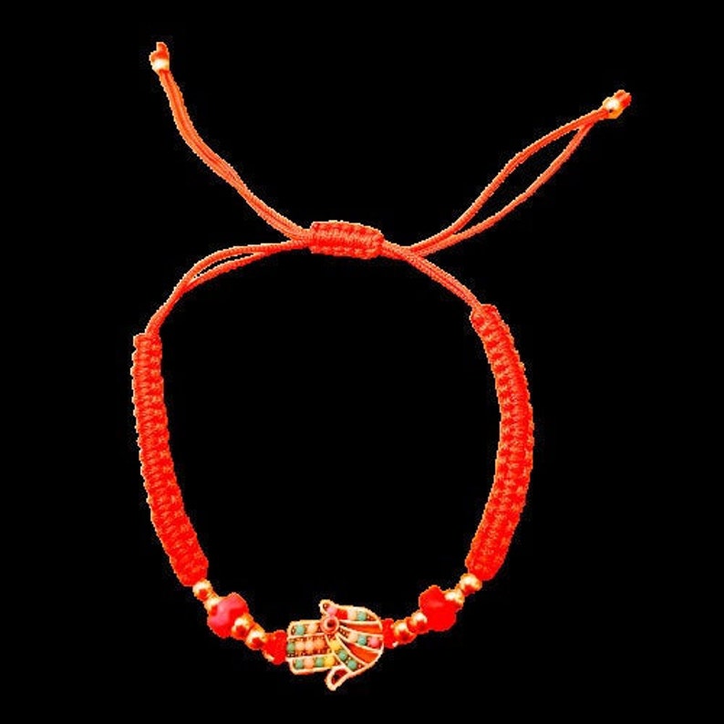 Red String Bracelet With a Hamsa for Protection & Good Luck. Etsy