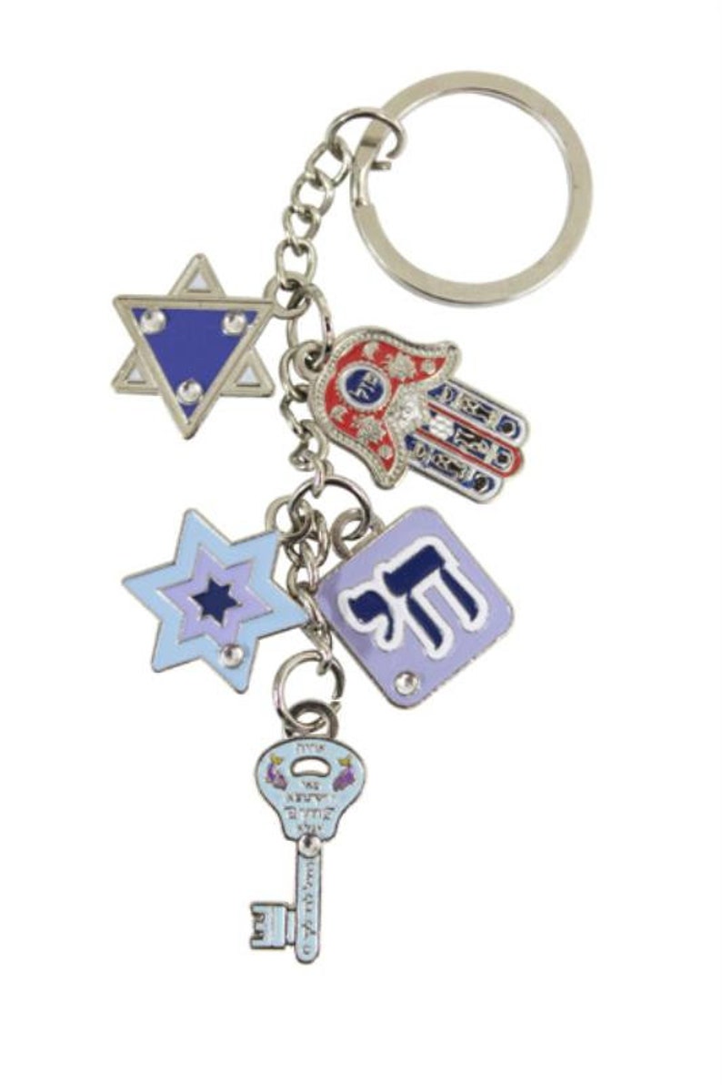 Gifts for Luck and Protection Jewish Charms Key Holder
Mazel image 1