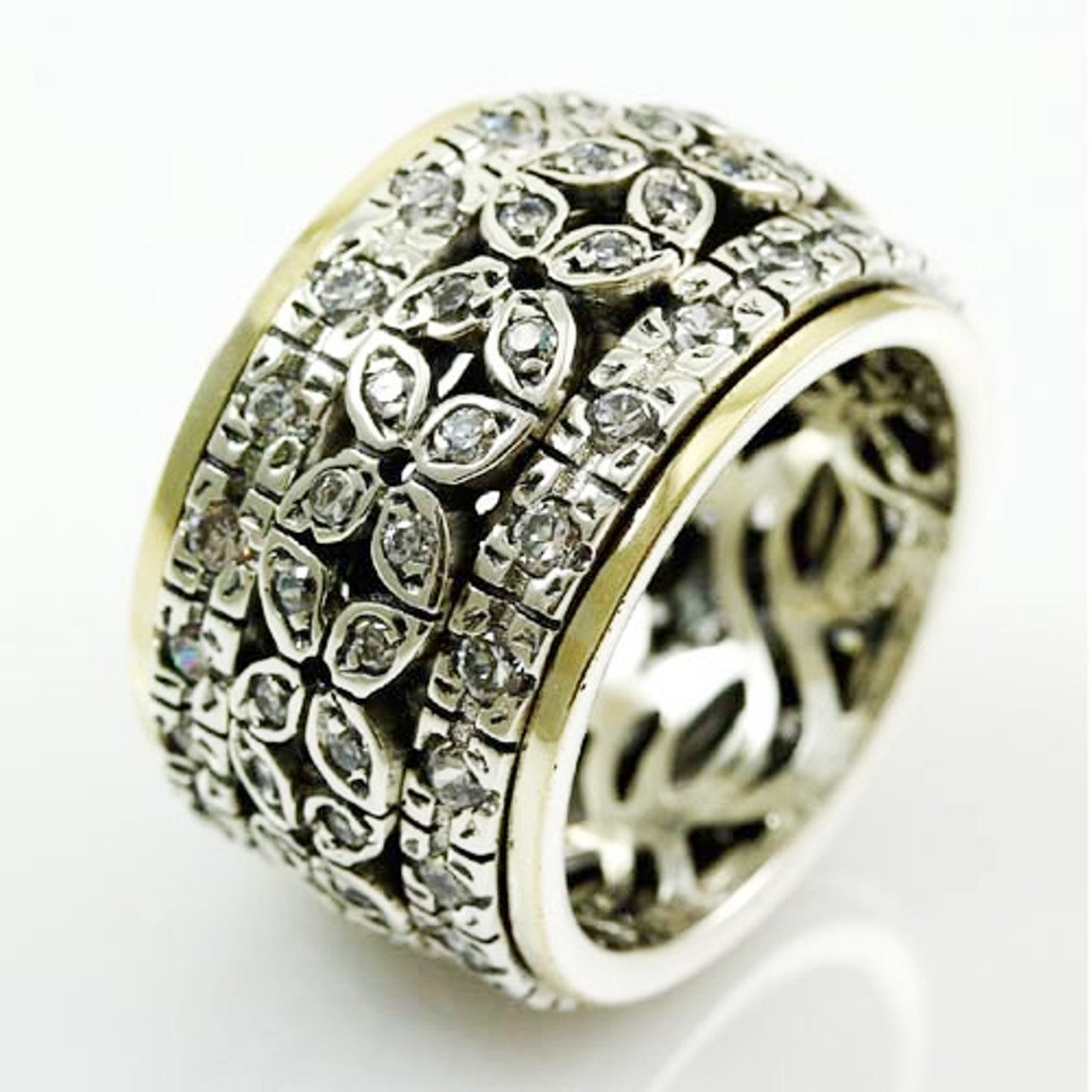 Spinner Rings for Women / Fidget Rings for Women / Handmade - Etsy