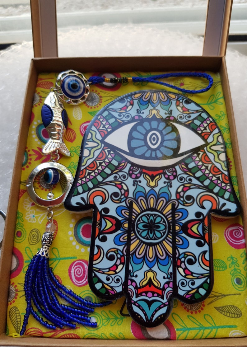 Hamsa and evil eye gift for him