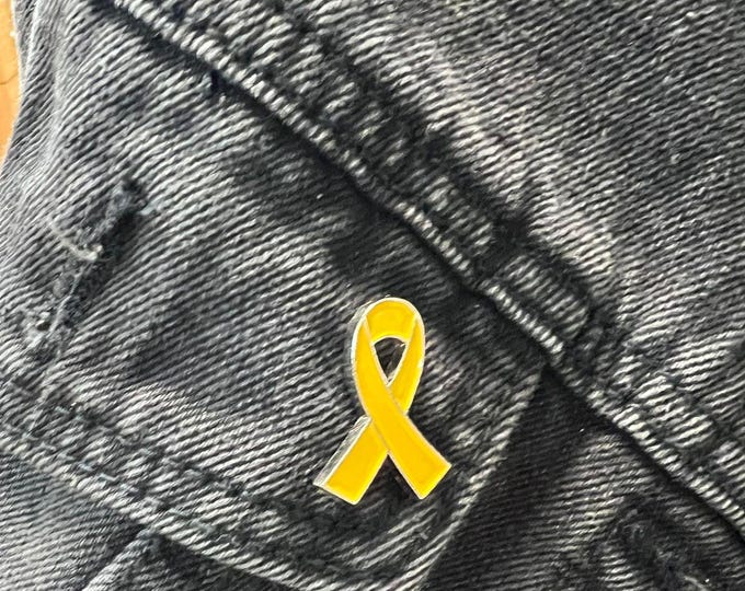 Featured listing image: Yellow Ribbon Pin for Israel Citizens | Bring Them Back Awareness & Solidarity