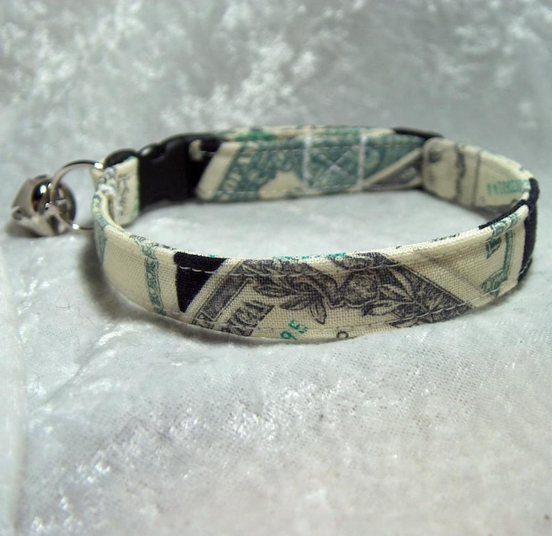 Money Money Money Dog Collar or Cat Collar Etsy