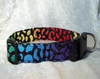 Sparkler Multicolor Dog Collar or Cat Collar