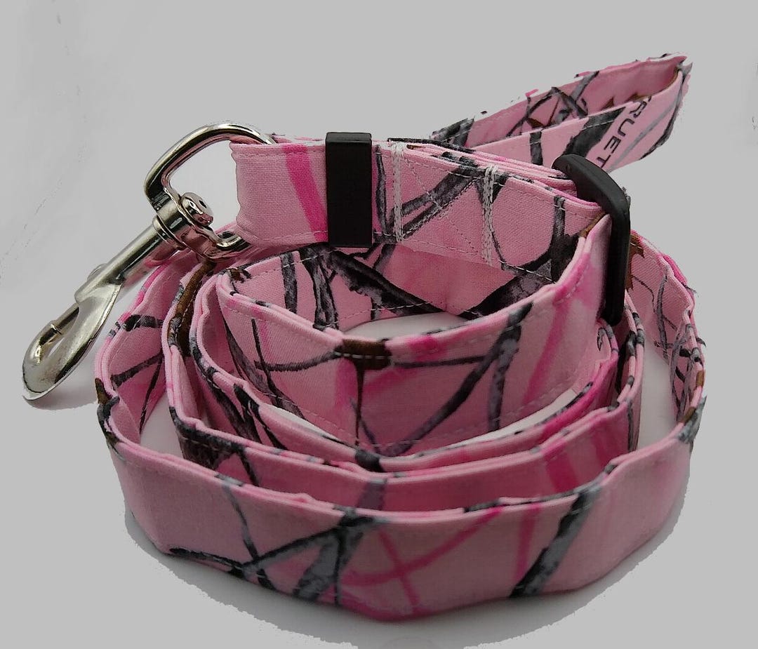Pink Leach Pink Camo Adjustable Leash for Dog or Cat | Pet Accessories | Leashes ...