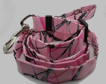 Pink Camo Adjustable Leash for Dog or Cat | Pet accessories | leashes for dogs