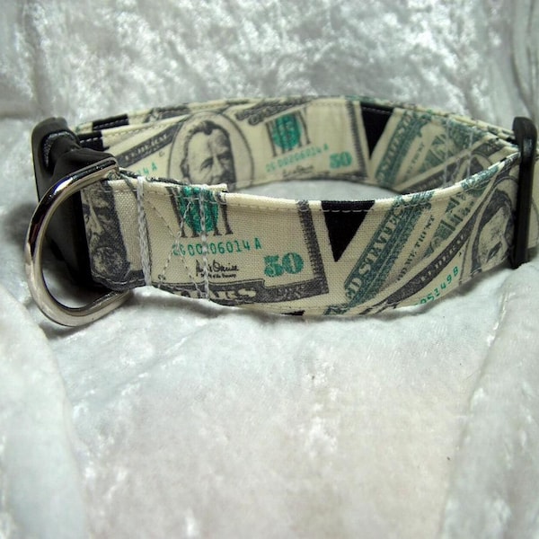 Money Money Money Dog Collar or Cat Collar