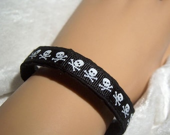 Black and White Skull Bracelet