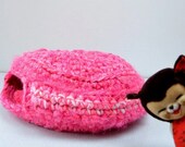 Pink Macaron - Crochet Cat Pod - Cozy Pet Bed