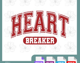 Heart Breaker | Funny Valentine’s Day SVG Design | Romantic Digital Cut File | DIY Love Crafts | Cricut & Silhouette | Cute Holiday Decor