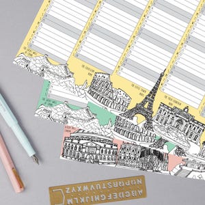 2026 Whole Year Wall Planner | 2026 Wall Chart | 2026 Calendar | Unique Christmas Gift | Year Planner | 2026 Year Planner | 2026 Schedule image 6