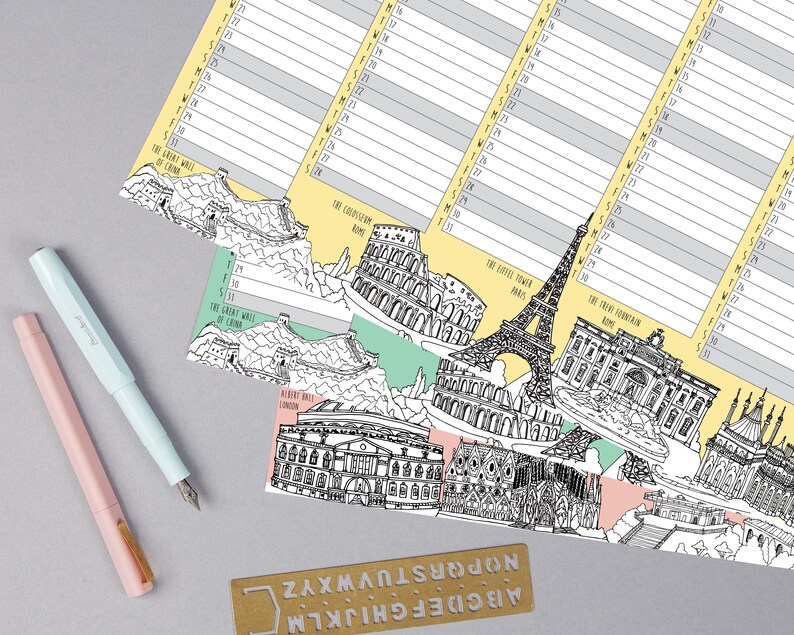 2026 Whole Year Wall Planner | 2026 Wall Chart | 2026 Calendar | Unique Christmas Gift | Year Planner | 2026 Year Planner | 2026 Schedule image 6