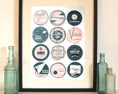 Screen Print - Vintage Typewriter Tins