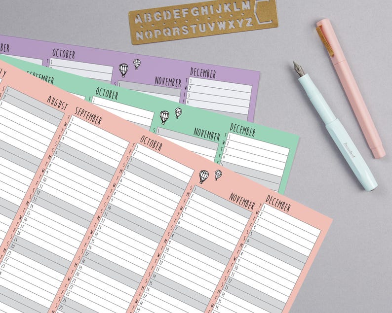 2026 Whole Year Wall Planner | 2026 Wall Chart | 2026 Calendar | Unique Christmas Gift | Year Planner | 2026 Year Planner | 2026 Schedule image 5