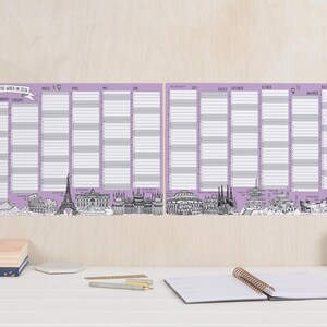 2026 Whole Year Wall Planner | 2026 Wall Chart | 2026 Calendar | Unique Christmas Gift | Year Planner | 2026 Year Planner | 2026 Schedule image 4