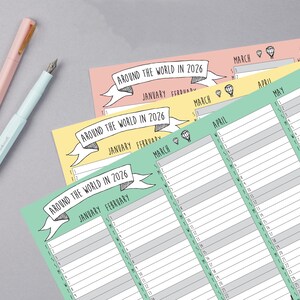 2026 Whole Year Wall Planner | 2026 Wall Chart | 2026 Calendar | Unique Christmas Gift | Year Planner | 2026 Year Planner | 2026 Schedule image 2