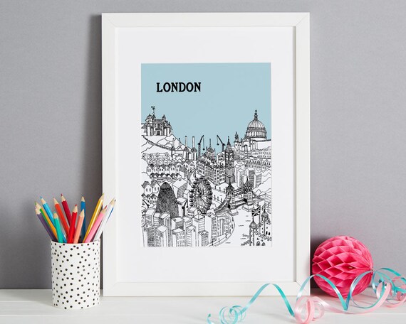 Londres Paris ville place Mariage//Famille Cadeau New York Personnalisé Coussin