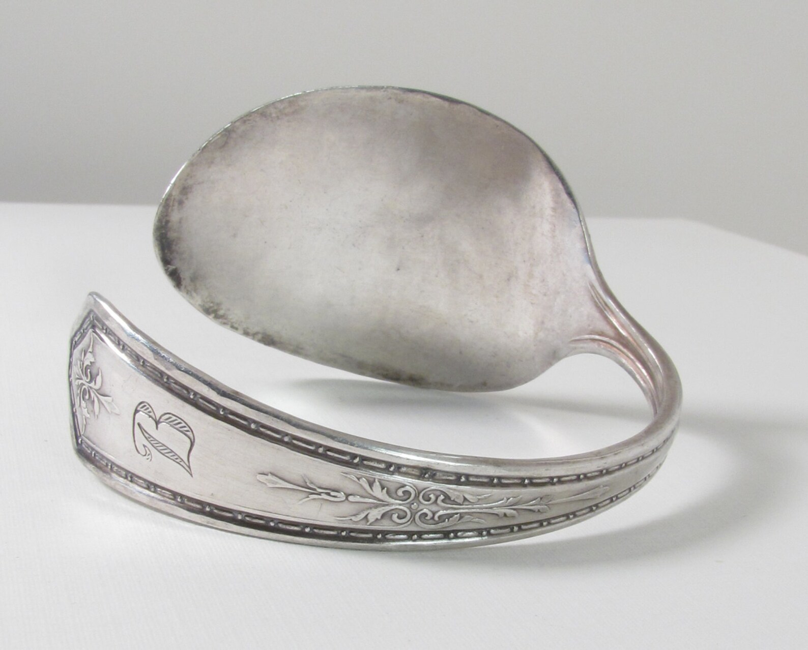 Handmade Spoon Bracelet Cuff B Monogrammed Etsy