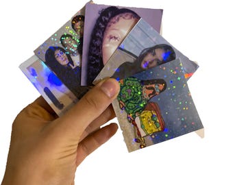 Pegatina con imagen personalizada para envoltorios de encendedores, calidad laminada holográfica personalizada