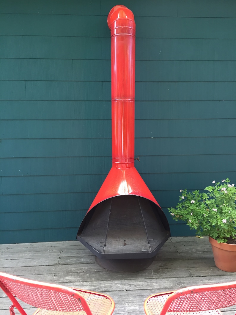 Vintage PREWAY MALM MAJESTIC Mid Century Modern Fireplace Etsy
