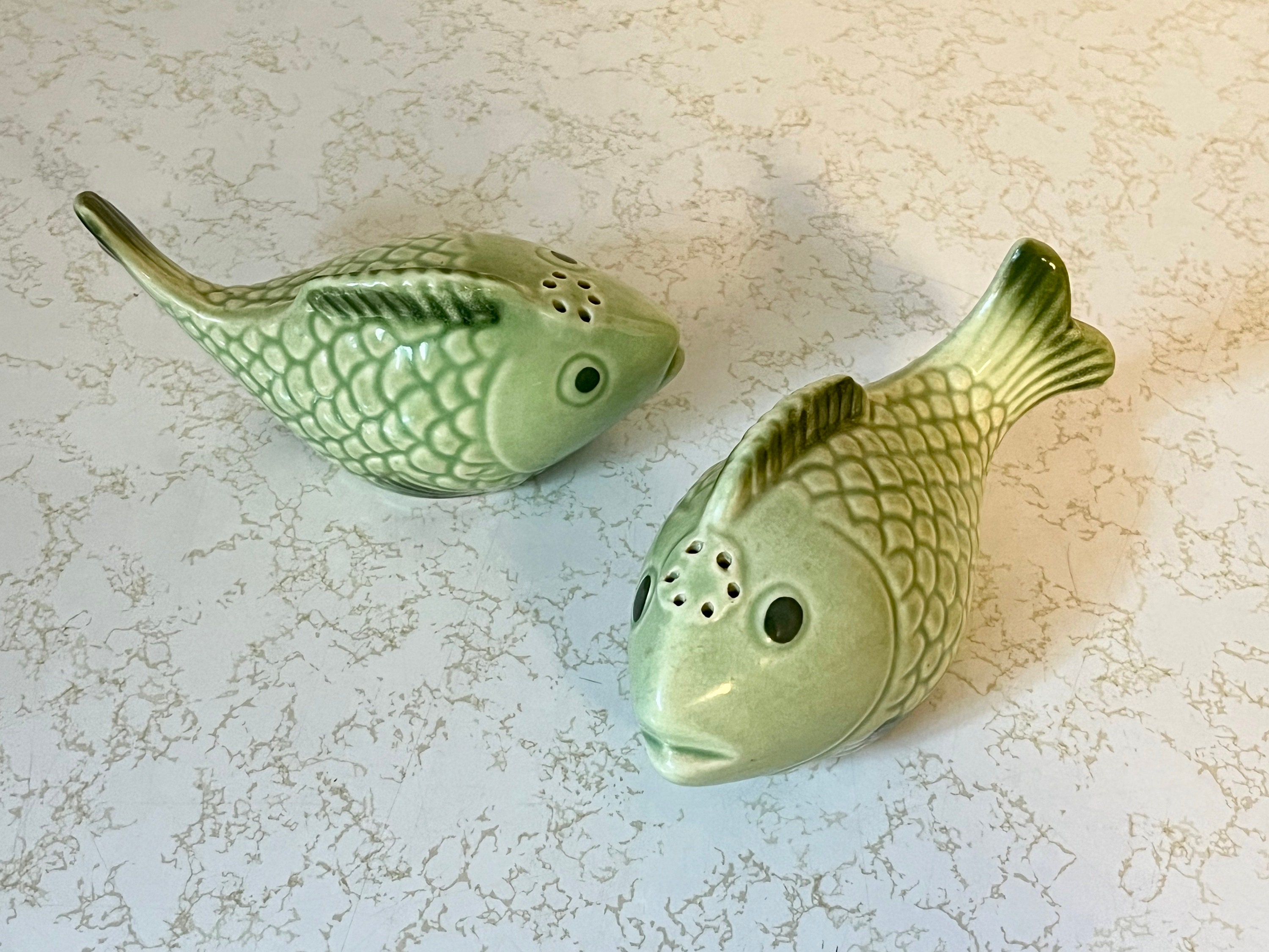 Vintage Ceramic Wall Fish - Etsy