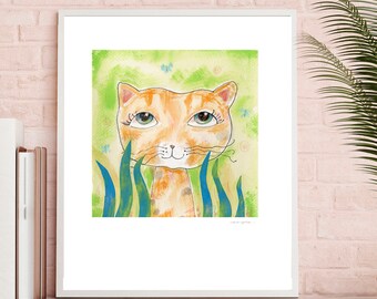 Wild Thing Cat Print