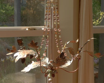 Copper Oak - A Sunshower Chandelier