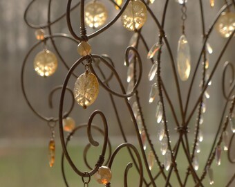 Scroll Work - A Mini Sunshower Chandelier