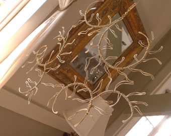 Golden Twigs - A Mini-Sunshower Chandelier