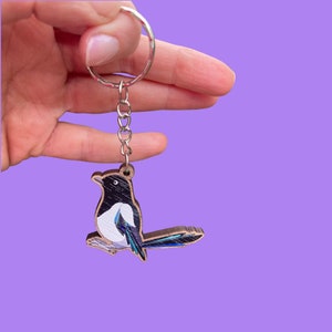 Little magpie keyring