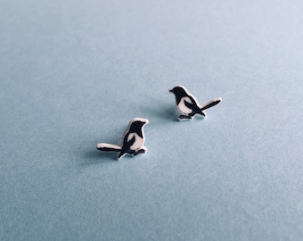 Little magpie earrings