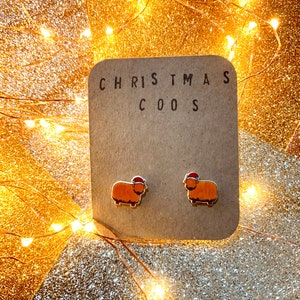 Little Christmas coo earrings