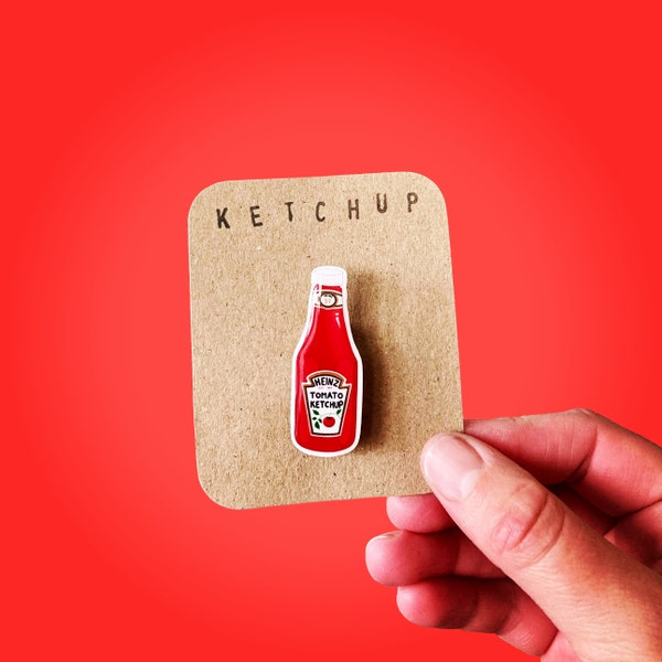 Badge Ketchup à la tomate