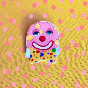 Mr Blobby badge