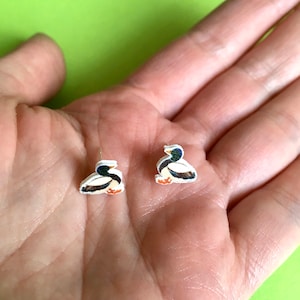 Little duck earrings