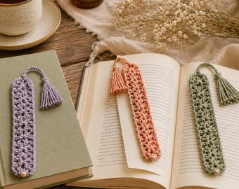 Simply Star Bookmark Crochet Pattern, Star Design Video Tutorial + PDF  (İnstant Download)