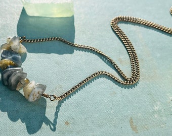 Labradorite copper necklace