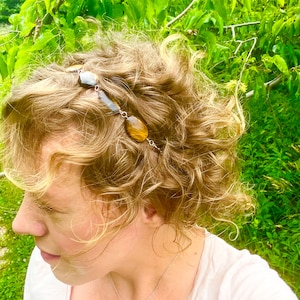 Tigerauge elastisches Haarband