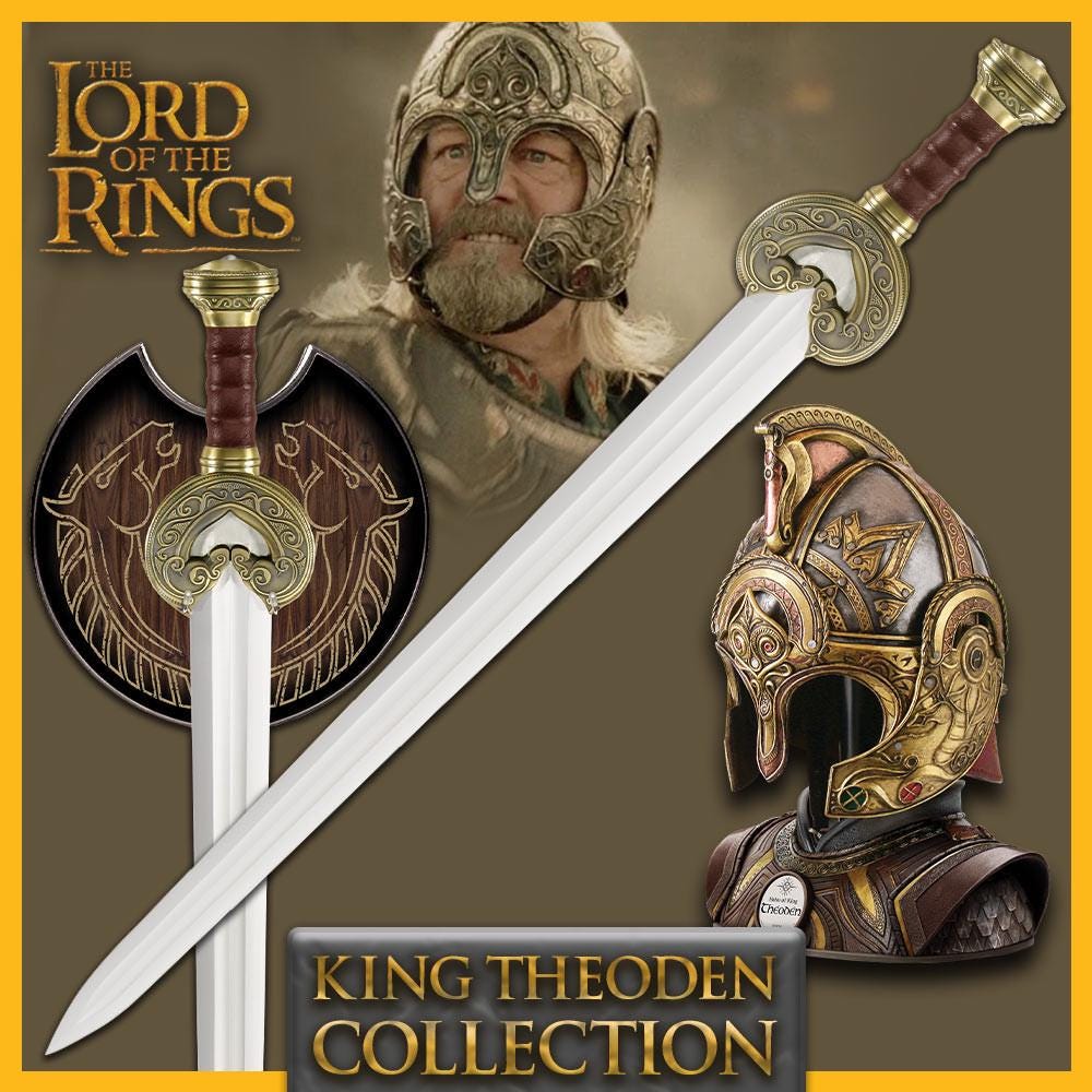 King Theoden Collection Replica: Lord of the Rings Rohan Sword