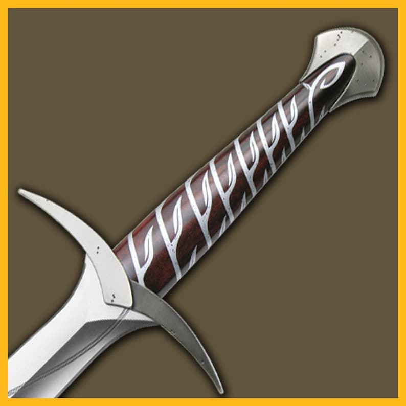 Bilbo Baggins Sting Sword Replica: The Hobbit Licensed Collectible with Display image 3