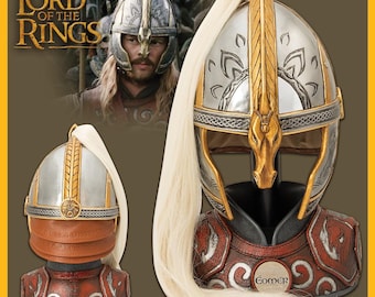 Helm of Eomer with Stand Replica: Lord of the Rings Rohan Licensed Helmet Collectible