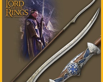 Spear of Gil-Galad Replica: Lord of the Rings Officially Licensed Elven Collectible with Display