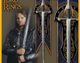 Anduril Museum Collection Replica: Lord of the Rings Flame of the West Licensed Display Edition