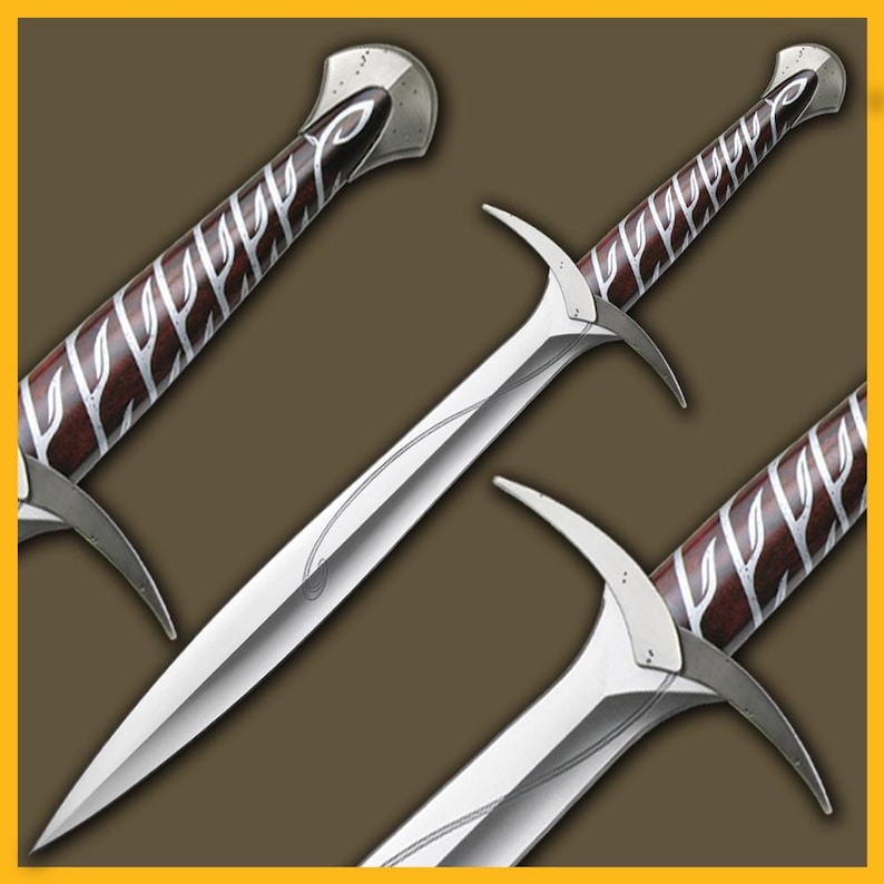 Bilbo Baggins Sting Sword Replica: The Hobbit Licensed Collectible with Display image 2