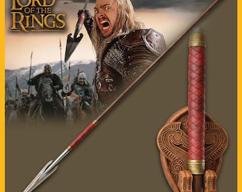 Spear of Eomer Replica: Lord of the Rings Licensed Collectible with Display
