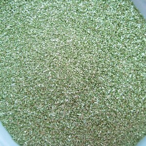 German Glass Glitter - Spring Green - 90 Grit - 1 ounce