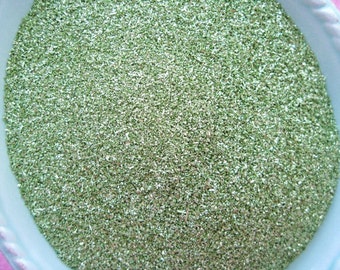 German Glass Glitter - Spring Green - 90 Grit - 1 ounce