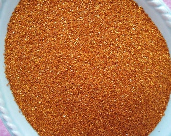 German Glass Glitter - Pumpkin Spice Orange - 90 Grit - 1 ounce