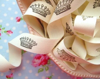 Crown Ivory Canvas Ribbon - 3/4 inch - 1 Yard